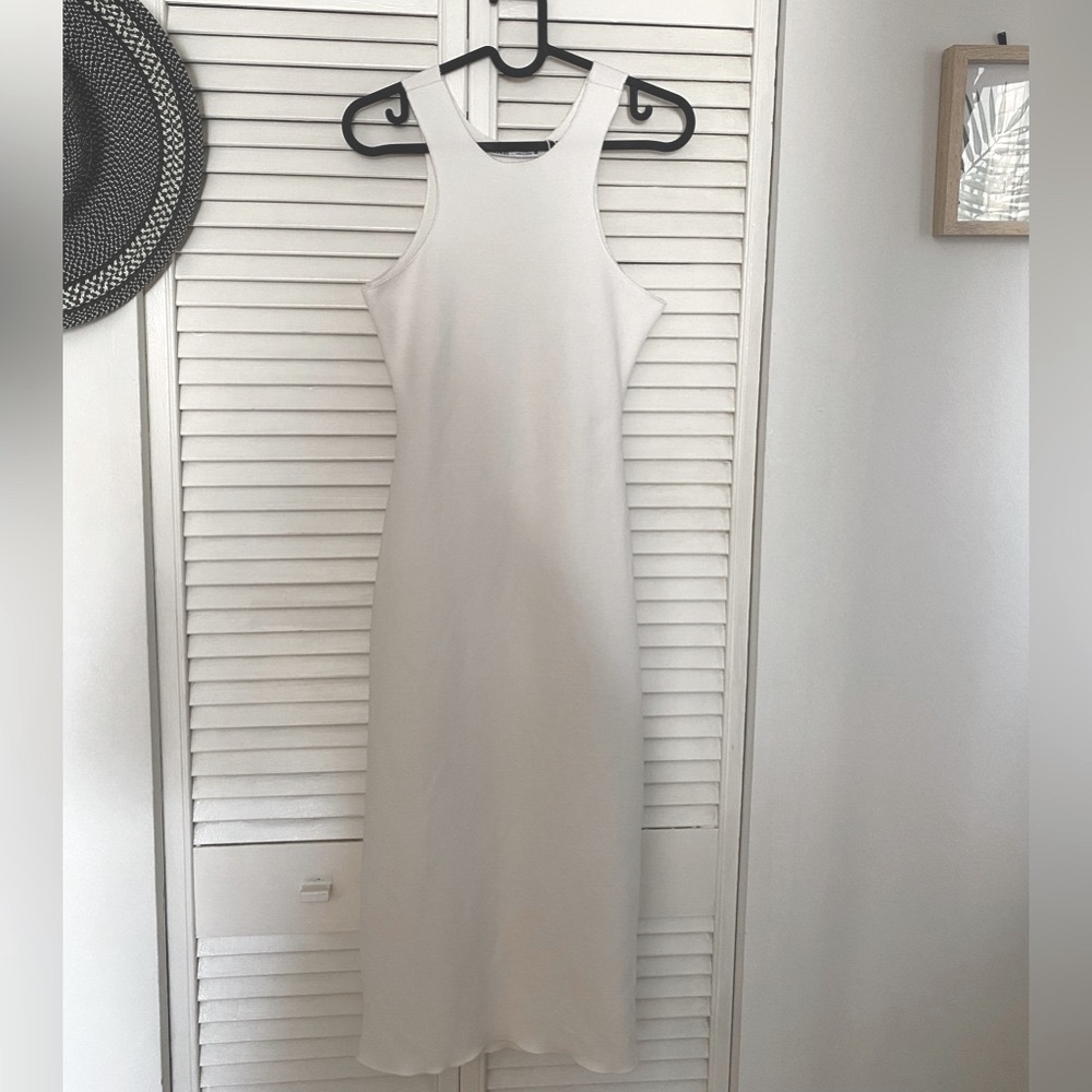 Zara White Bodycon Dress